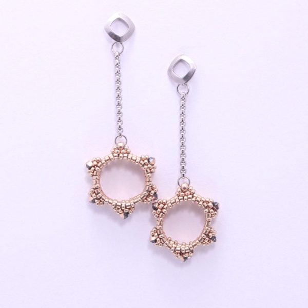 Orecchini Sole Rose Gold - immagine 3