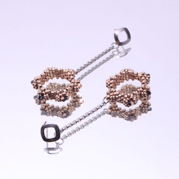 Orecchini Sole Rose Gold - immagine 5